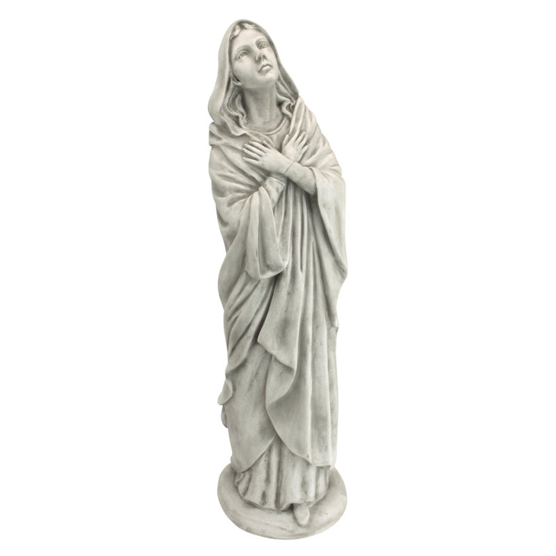 Immaculate Conception Mary 20" Faux Stone Resin Statue