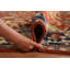 Tapis oriental rouge fait à la main Oushak 8 x 10