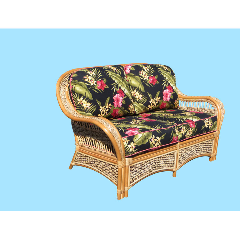 Keiper Upholstered 54'' Loveseat, Hamakua Ebony