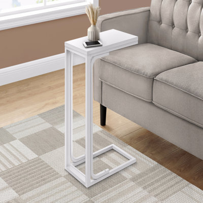 Table d'appoint, en forme de C, bout, côté, collation, contemporain, moderne