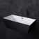 67" x 32" Freestanding Soaking Acrylic Rectangular Bathtub, Non-Slip Design