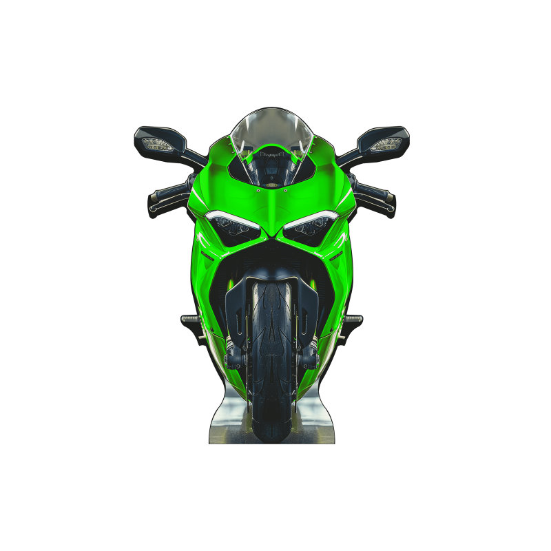 Support pour rash en asphalte, Vert