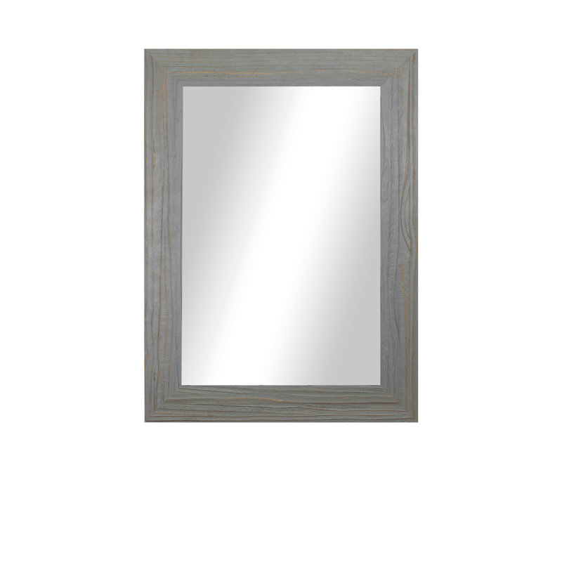 Pernie Wood Flat Mirror, 45.75" H x 39.75" W