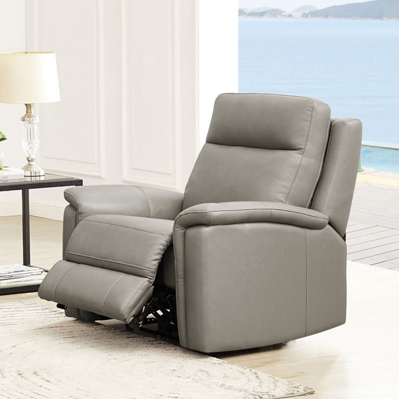 Cyprus Upholstered Power Recliner with Ottoman