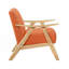 Chaise d'appoint rembourrée 1Pc, chaise confortable-1846554015