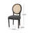 Kandy 19.5'' H Upholstered Cane Back Side Chair-996997093