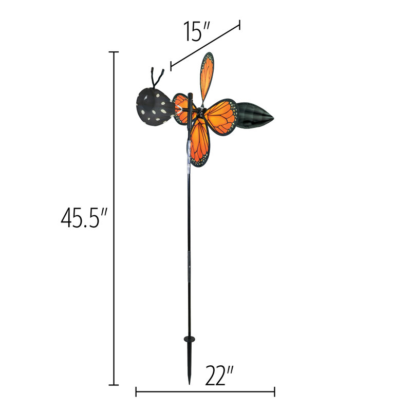 Pivoting Monarch Butterfly Spinner