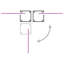 Dakota Fields 1000cm W x 0.1cm D Glass Cover Retractable Window Awning-935092538