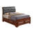 Charline Vegan Leather Sleigh Storage Bed-19389639-19389641