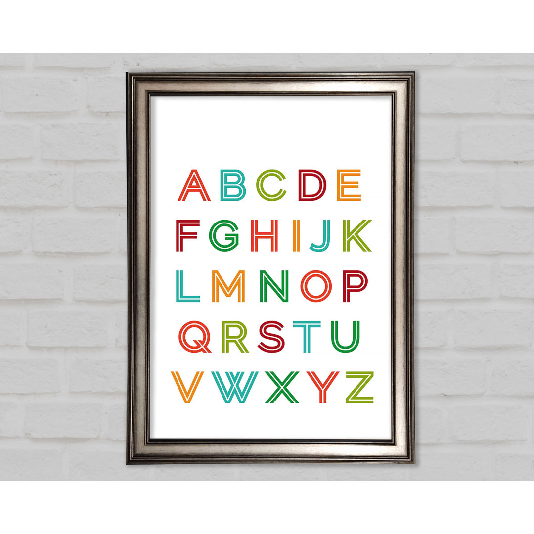 Alphabet Farben - Druck