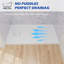 60 po X 32 po Base rectangulaire en acrylique pour salle de bain avec drain à gauche-118624759-118624758