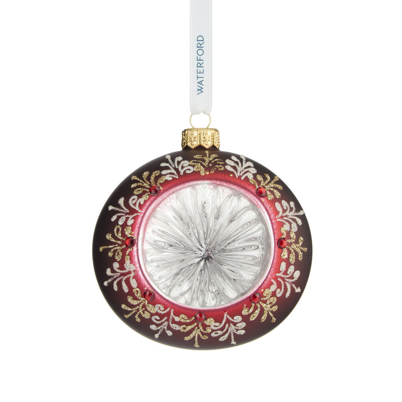 Waterford Holiday Heirlooms Ember Laurel Bauble