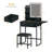 32.7" Makeup Vanity Desk With Stool, Power Outlet & Adjustable LED Light-13248985