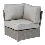 Chaise de coin en coin Shick entièrement assemblée avec coussins