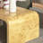 Kievie 48" W Burl Wood Coffee Table – Handcrafted Elegance with Sleek Curves-106480592