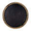 Miroir mural rond en métal pour salle de bain et coiffeuse - Grands miroirs décoratifs décoratifs pour table - 29 po, bronze et cuivre