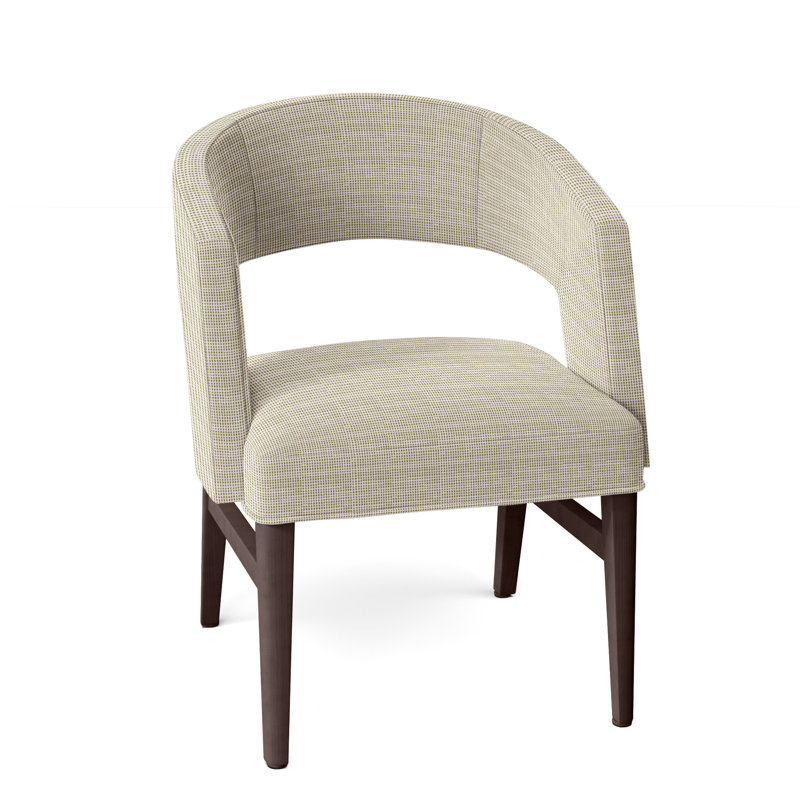 Chaise avec accoudoirs Bryant, Perigold Rest Meadow, Tabac