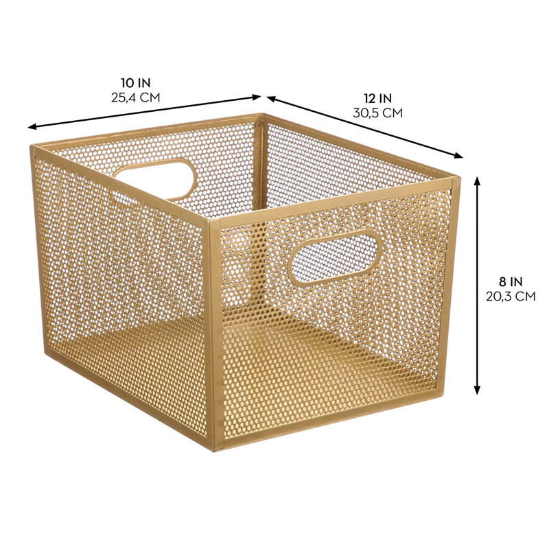 12x10x8 Perforated Bin, PC Soft Bass