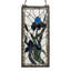 Iris Stained Glass Window Panel