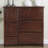 Nut-brown Solid Wood Shoe Storage Bench-584750545