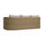 Lenore 84" Curved Wicker Patio Sofa with Cushions