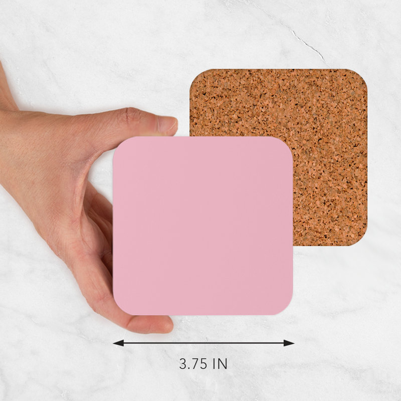 Sous-verre café, Rosé