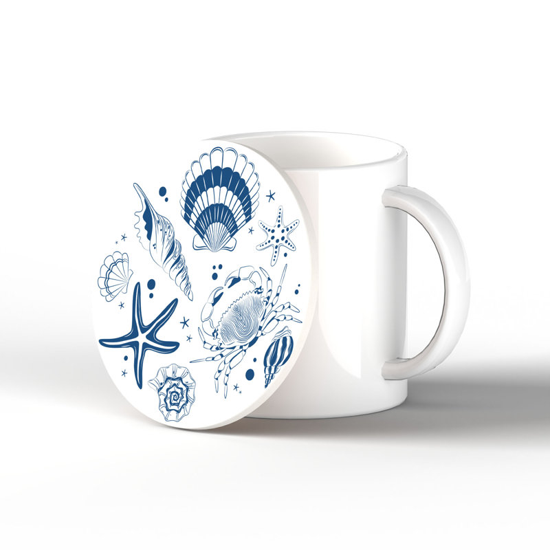 Ceramic Round 1 Piece Coaster
