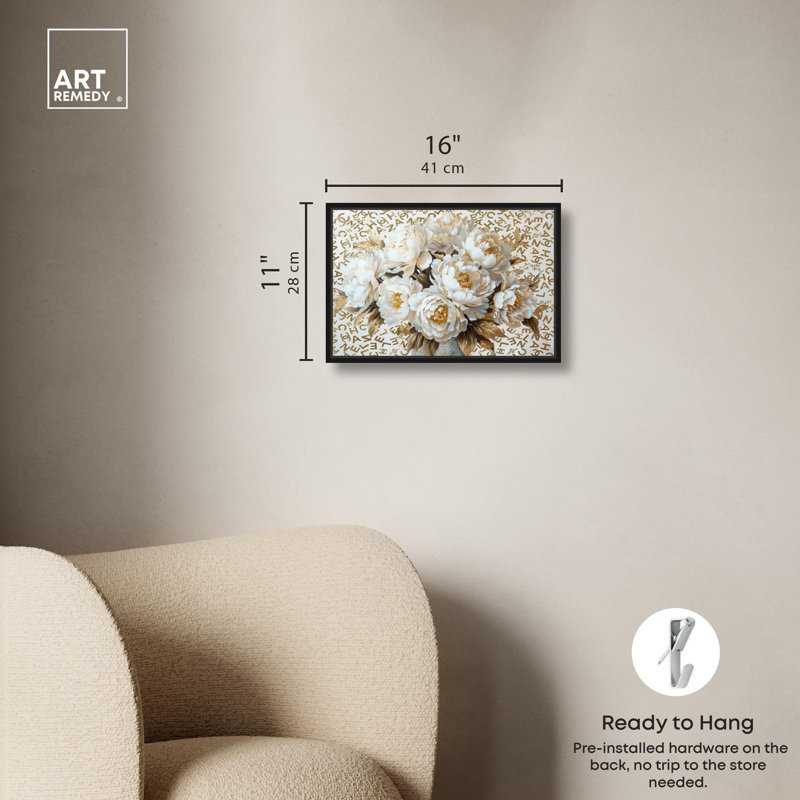 Reproduction d'art sur toile Designer Designer, H 11 po x l 16 po, Cadre noir