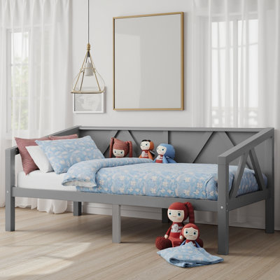 Versatile Solid Wood Daybed Sofa Bed – Storage Guest Bed, Modern Design, 600lb Weight Capacity, No Box Spring Needed