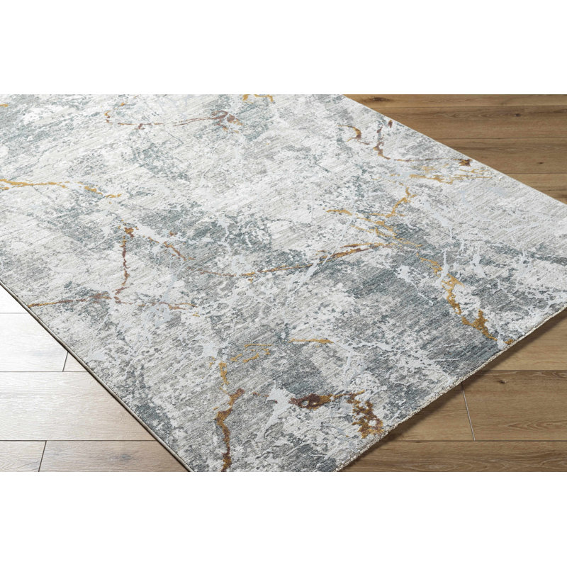 Ietta Abstract Indoor Rug, Rectangle 5' x 7'5"