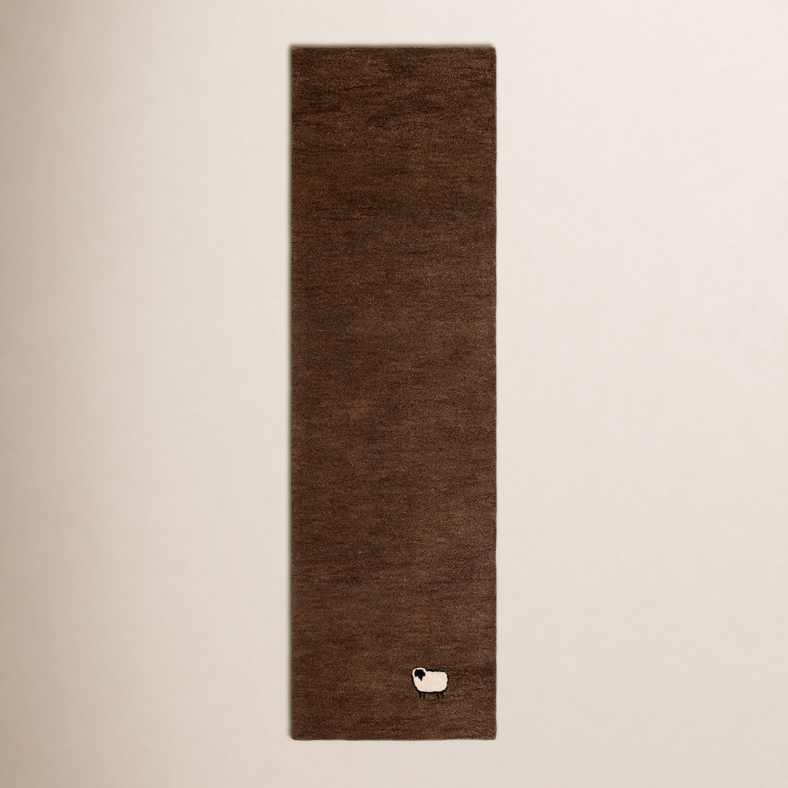 Racheal Brown Hand-Woven Rug, Runner 2'3" x 8'