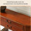 Table d'entrée de style américain en bois massif brun 47,24 po-139206408