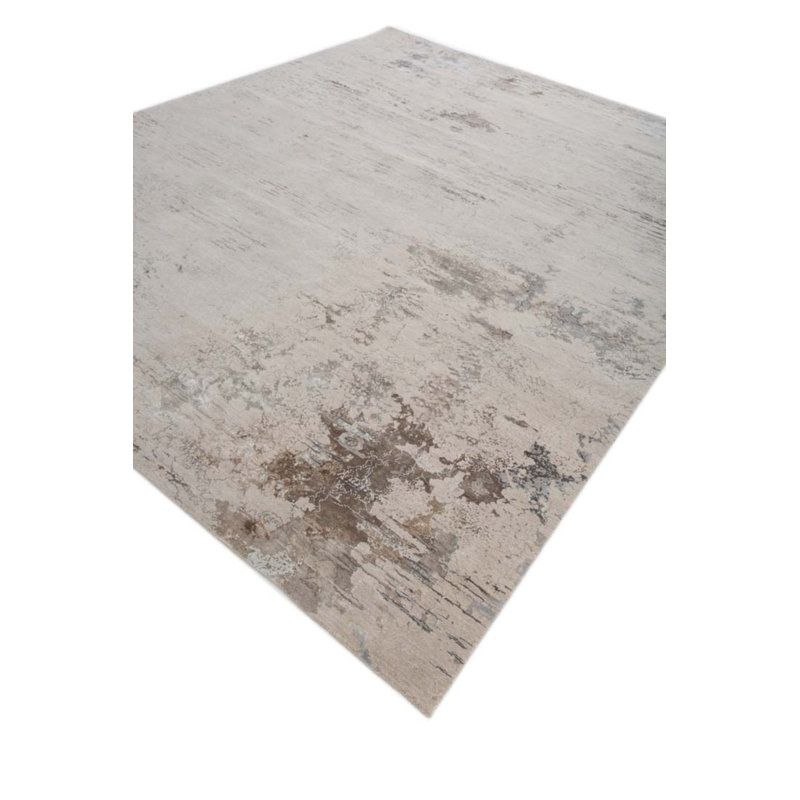 Contemporary One-of-a-Kind Rectangle 8 X 10 Hand Knotted Area Rug