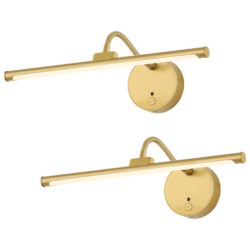 Lampe DEL 12,6 "à piles à intensité variable avec 3 températures de couleur (3000K / 4000K / 5500K), Doré