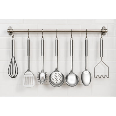 8 Pcs Stainless Steel Kitchen Cooking Utensils Set with Holder