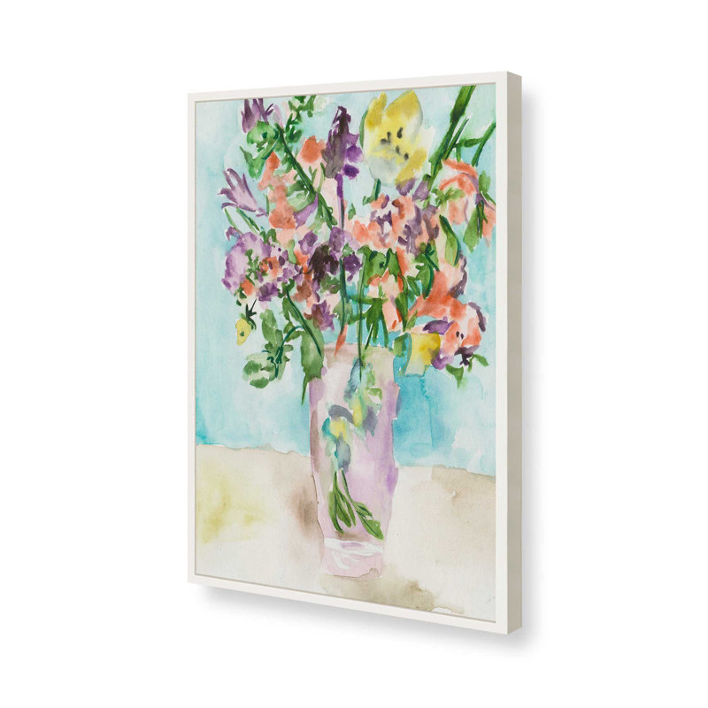 «Petals Unraveled II» par Melissa Wang, reproduction d'art, Encadrement ouvert sans papier mat, H 24 po x l 18 po, Blanc