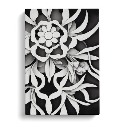 The Adventurous Flower - Wrapped Canvas Print
