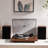 Arkrocket Cassini Bluetooth Vinyl Turntable Record Player 40Watt Stereo Bookshelf Speakers