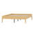 Contemporary Platform Bed Frame with Integrated Slat Support and Metal Reinforcement, Quick and Tool-Free Assembly-1605588321