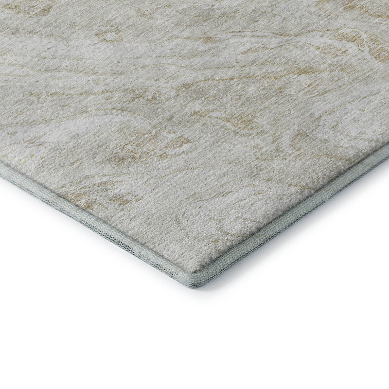 Premium Machine Washable Cerrito Ivory Rug, Rectangle 10' x 14'