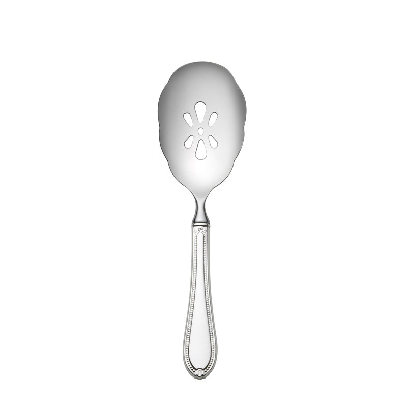 Tuttle la Preference Sterling Triumph Hostess Helper Pierced Serving Spoon