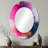 Gold Ethereal Dream I - Modern Oval Wall Mirror-1757848373