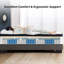 Matelas hybride à ressorts ensachés 12 pouces Oeko-Tex100