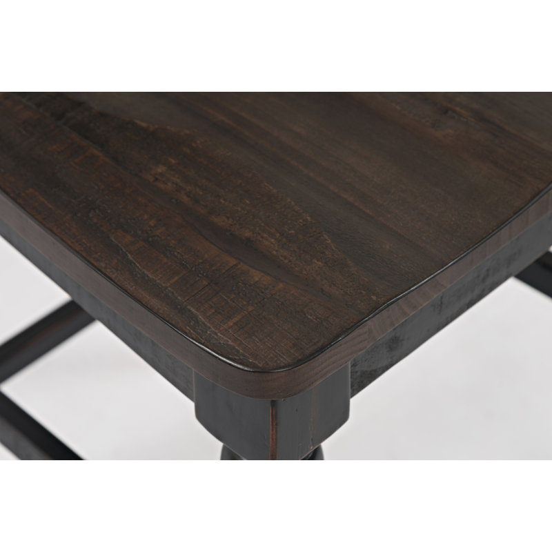 Tabouret de comptoir 24 po Karley, Noir rétro