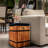 Bouchette Solid Wood Top End Table