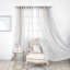 Paire de rideaux semi-transparents avec passe-tringle Rayna-31563144-73625234