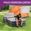 Matelas gonflable 18 po avec tête de lit Ivy Bronx-209281579-209281580