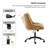 23" W Swivel Tufted Upholstered Office Chair-101894018