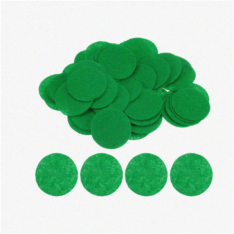 FeltCircles 3/4 Inch, Set of 100, Green