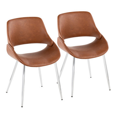 Najrin Faux Leather Upholstered Side Chair